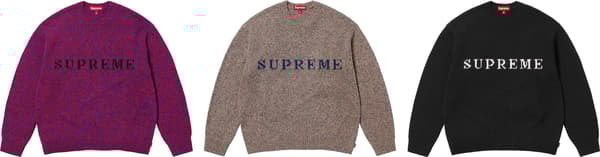 Supreme Contrast Logo Sweater - Product Image