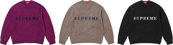 Supreme Contrast Logo Sweater - Product Image