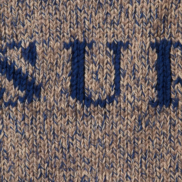 Supreme Contrast Logo Sweater - Taupe Mélange (front)