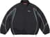 Supreme Contrast Piping Track Jacket - Black (front)