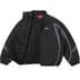 Supreme Contrast Piping Track Jacket - Black (front)