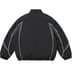 Supreme Contrast Piping Track Jacket - Black (front)