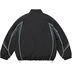 Supreme Contrast Piping Track Jacket - Black (front)
