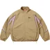 Supreme Contrast Piping Track Jacket - Tan (front)