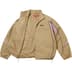 Supreme Contrast Piping Track Jacket - Tan (front)