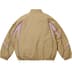 Supreme Contrast Piping Track Jacket - Tan (front)