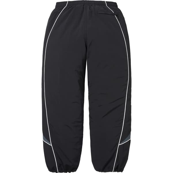 Supreme Contrast Piping Track Pant - Black (front)