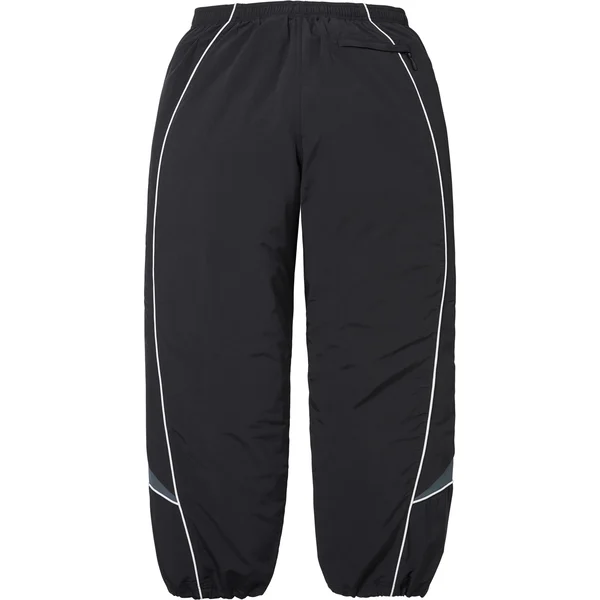 Supreme Contrast Piping Track Pant - Black (front)