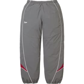 Supreme Contrast Piping Track Pant Grey