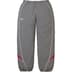 Supreme Contrast Piping Track Pant - Grey (front)