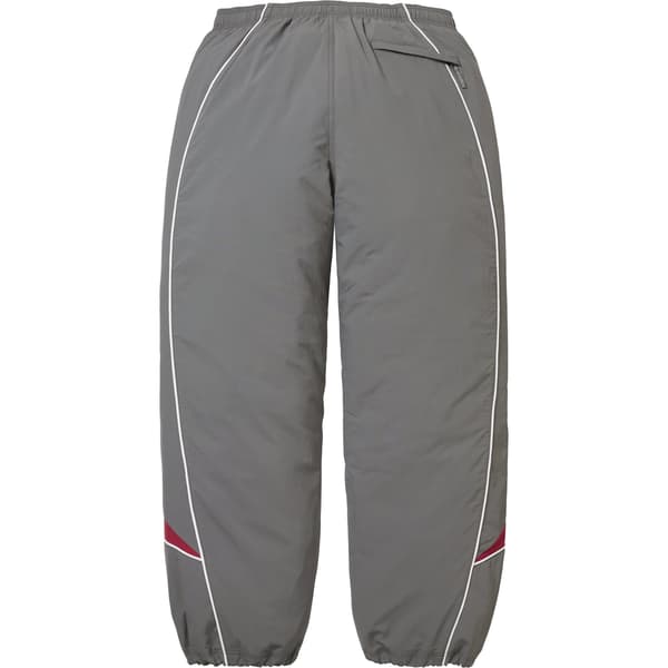 Supreme Contrast Piping Track Pant - Grey (front)