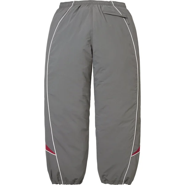 Supreme Contrast Piping Track Pant - Grey (front)