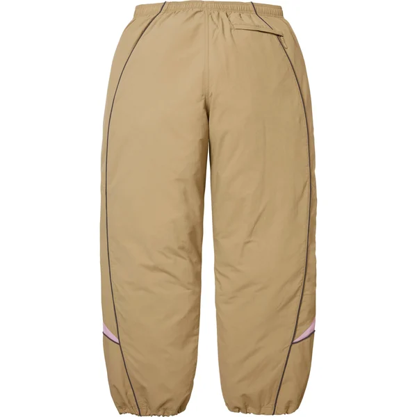 Supreme Contrast Piping Track Pant - Tan (front)