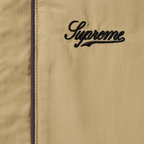 Supreme Contrast Piping Track Pant - Tan (front)