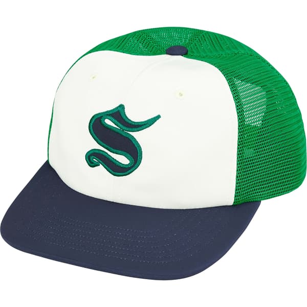 Supreme Contrast S Mesh Back 6-Panel - Green (front)