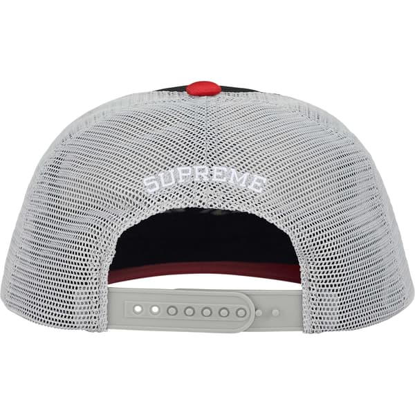 Supreme Contrast S Mesh Back 6-Panel - Grey (front)