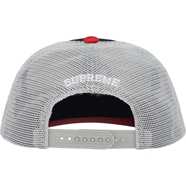 Supreme Contrast S Mesh Back 6-Panel - Grey (front)
