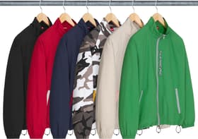 Supreme Contrast Zip Track Jacket