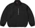 Supreme Contrast Zip Track Jacket - Black (front)