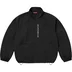 Supreme Contrast Zip Track Jacket - Black (front)