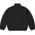 Supreme Contrast Zip Track Jacket - Black (front)