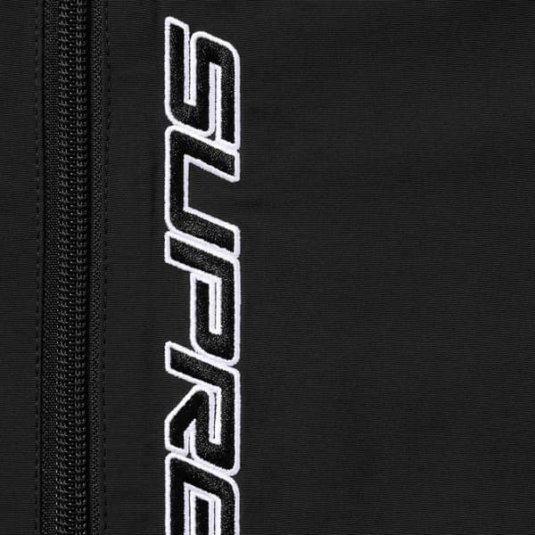 Supreme Contrast Zip Track Jacket - Black (front)