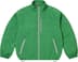 Supreme Contrast Zip Track Jacket - Green (front)