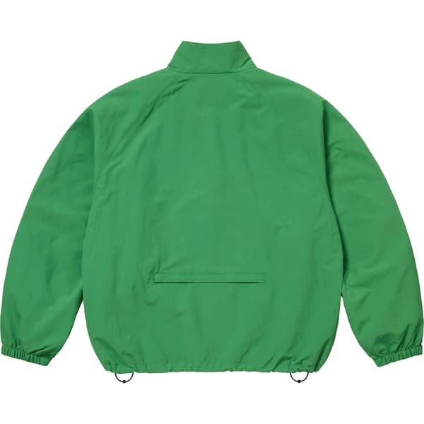 Supreme Contrast Zip Track Jacket - Green (front)