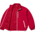 Supreme Contrast Zip Track Jacket - Red (front)