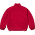 Supreme Contrast Zip Track Jacket - Red (front)