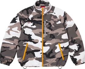 Supreme Contrast Zip Track Jacket Snow Camo