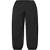 Supreme Contrast Zip Warm Up Pant - Black (front)