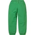 Supreme Contrast Zip Warm Up Pant - Green (front)