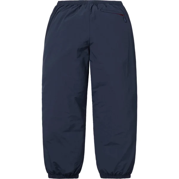 Supreme Contrast Zip Warm Up Pant - Navy (front)