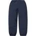 Supreme Contrast Zip Warm Up Pant - Navy (front)