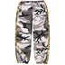 Supreme Contrast Zip Warm Up Pant - Snow Camo (front)