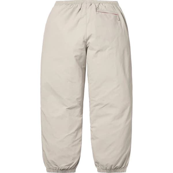 Supreme Contrast Zip Warm Up Pant - Tan (front)