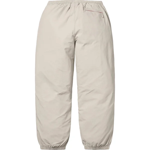 Supreme Contrast Zip Warm Up Pant - Tan (front)