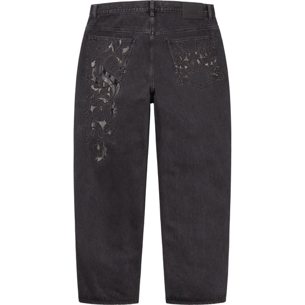 Supreme Coogi Baggy Jean - Black (front)