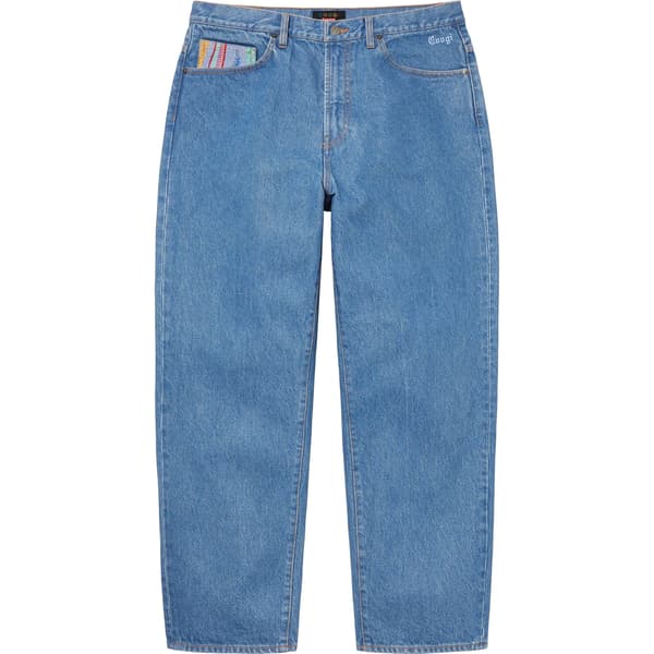 Supreme Coogi Baggy Jean - Blue (front)