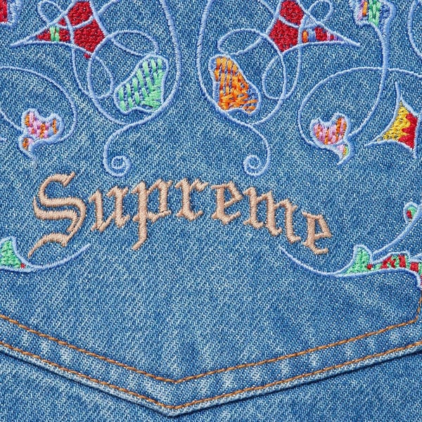 Supreme Coogi Baggy Jean - Blue (front)