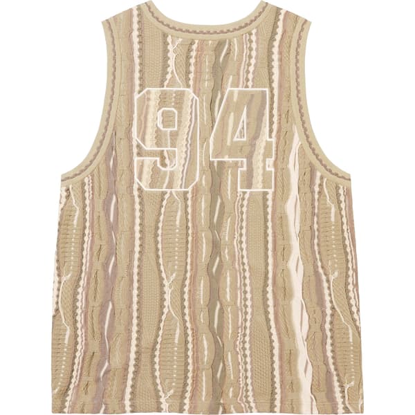 Supreme Coogi Basketball Jersey - Tan (front)