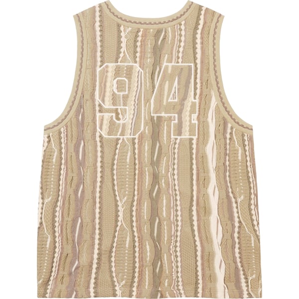Supreme Coogi Basketball Jersey - Tan (front)