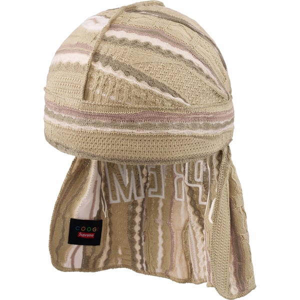 Supreme Coogi Durag - Tan (front)