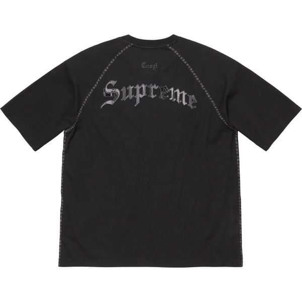 Supreme Coogi Raglan S/S Top - Black (front)