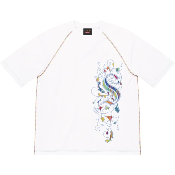 Supreme Coogi Raglan S/S Top - White (front)