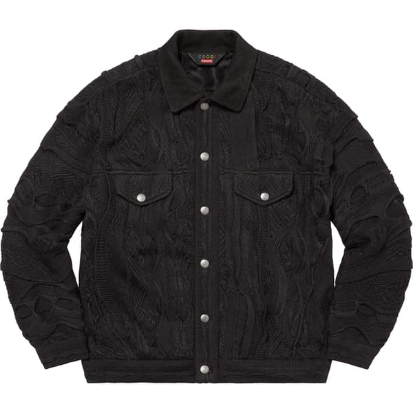 Supreme Coogi Trucker Jacket - Black (front)