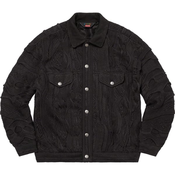 Supreme Coogi Trucker Jacket - Black (front)
