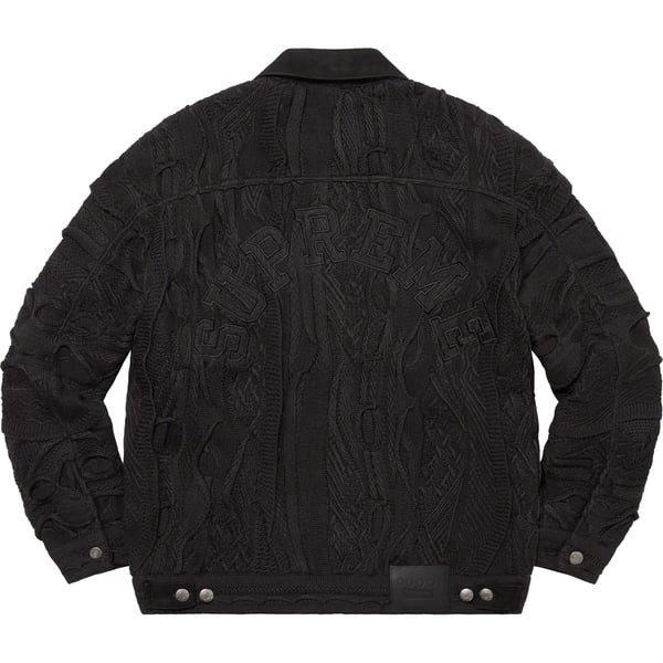 Supreme Coogi Trucker Jacket - Black (front)