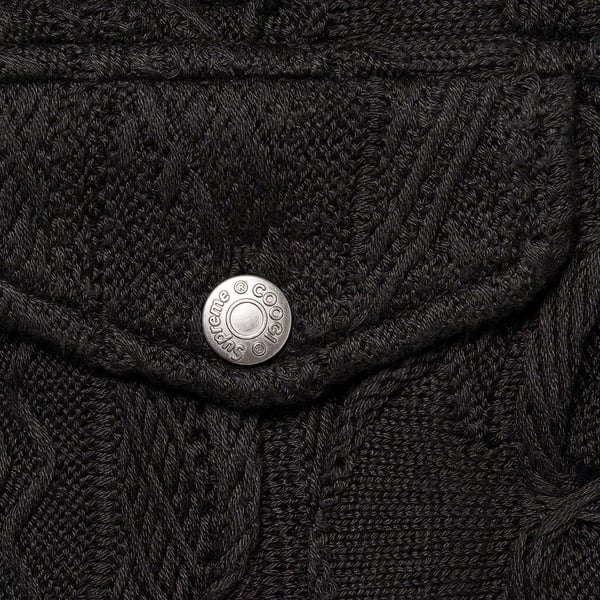 Supreme Coogi Trucker Jacket - Black (front)